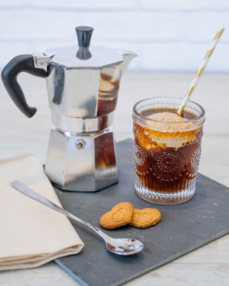 Café frappé cu rădăcină de păpădie